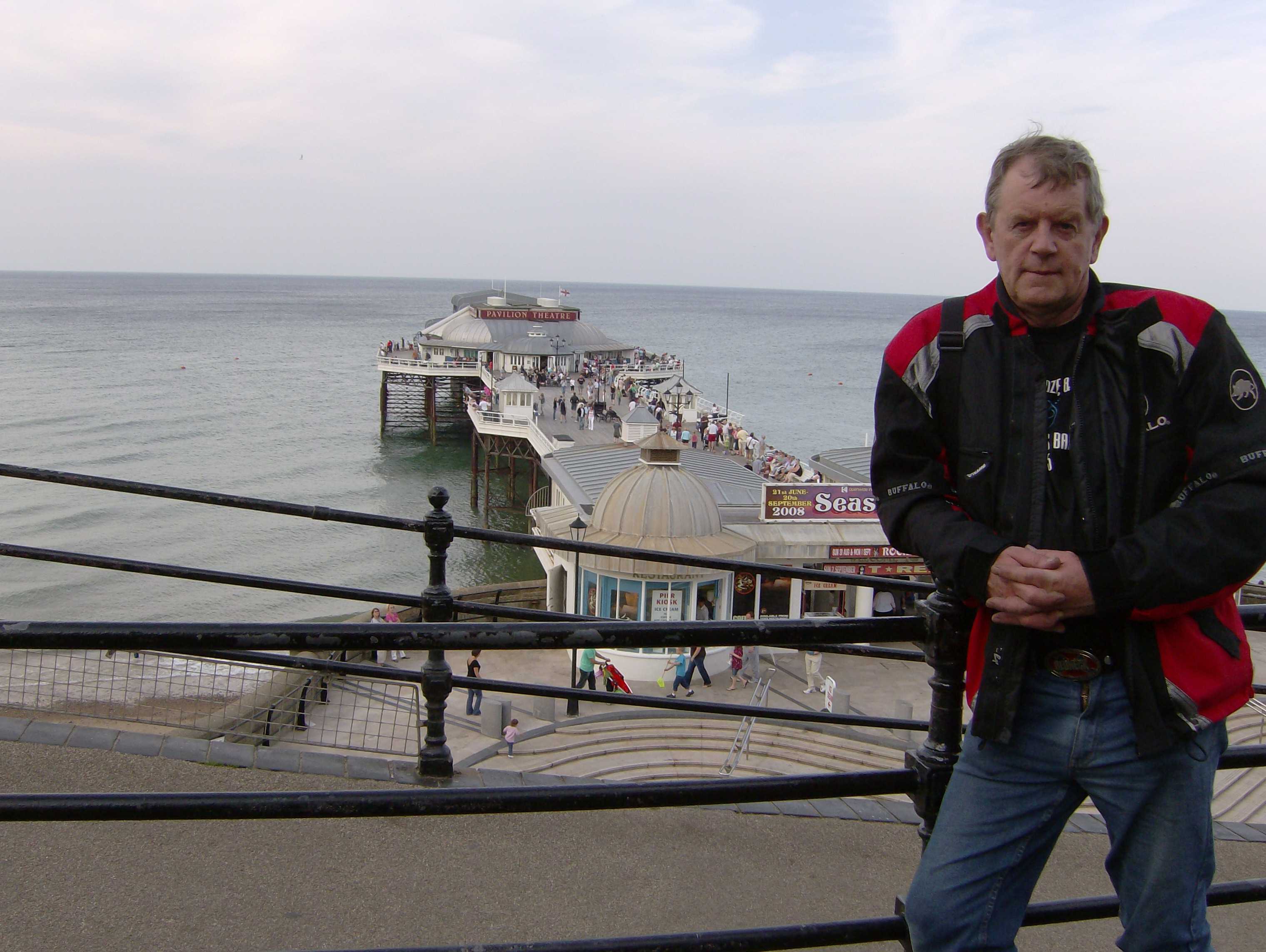 Me, Cromer Pier, and a calm North Sea!
